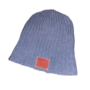 Love‎ Your Melon Periwinkle Blue White Cotton Beanie Knit Cozy Winter Hat USA